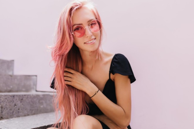 rose gold hajszínező