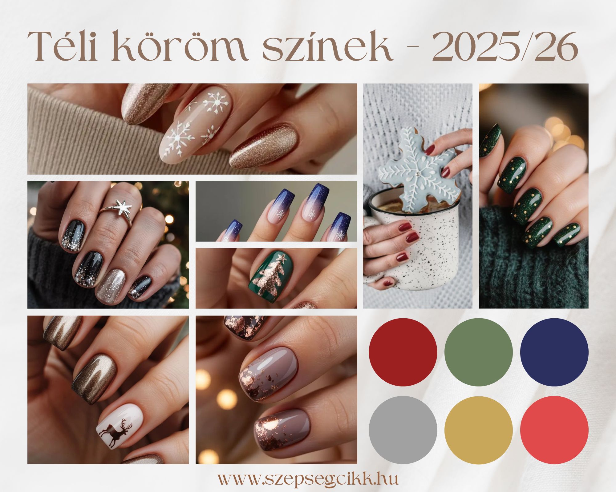 téli köröm színek 2026