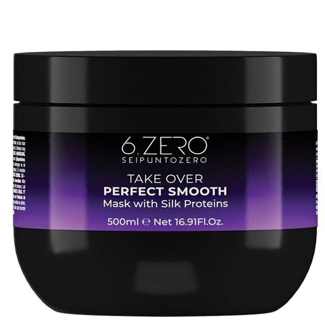 6.ZERO Take Over hajpakolás - Perfect Smooth - egyenes&rakoncátlan hajra 500ml