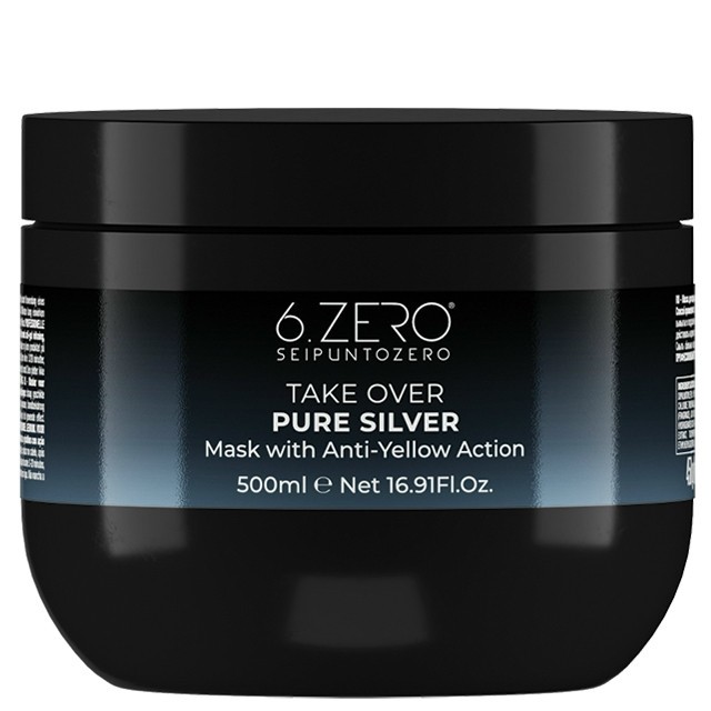 6.ZERO Take Over Hajpakolás - Pure Silver - Ezüst 500ml