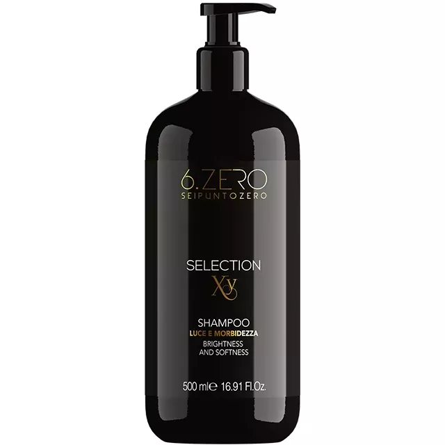 6.ZERO XY Selection hajsampon - ragyogás & puhaság a sérült hajnak 500ml