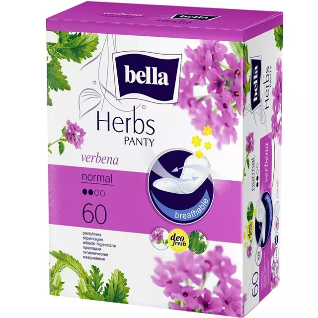 Bella Herbs Tisztasági Betét - Vasfű 60db