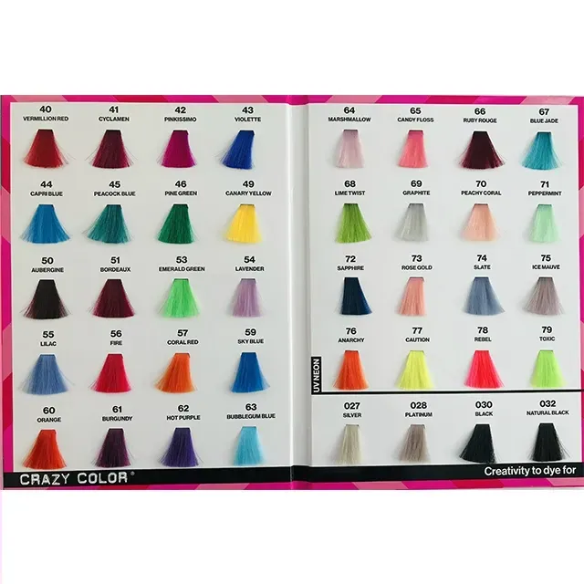 Crazy Color színskála A4 méret