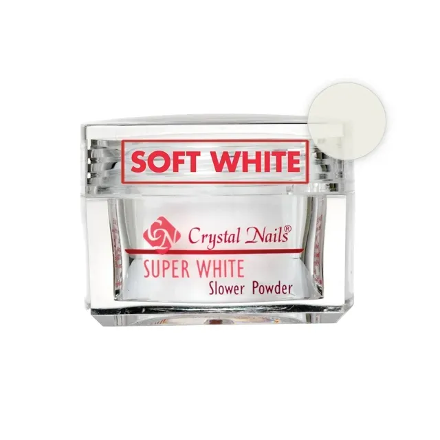Crystal Nails Slower Soft White porcelán 28g (40ml)