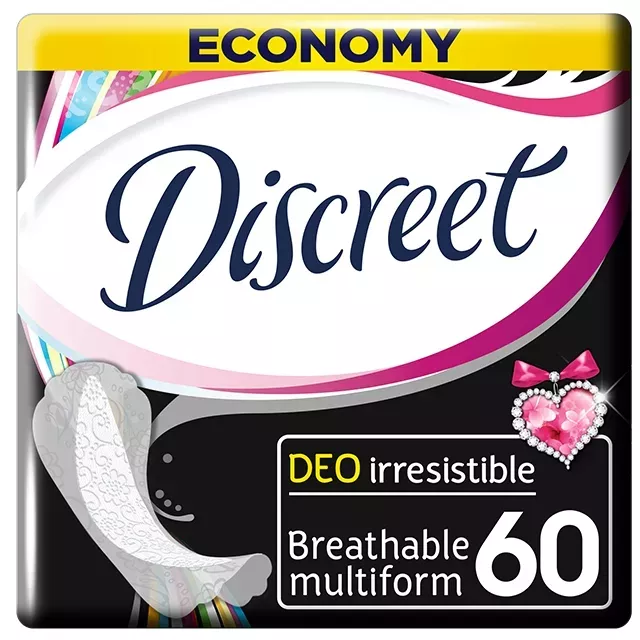 Discreet Tisztasági Betét Multiform DEO Irresistible 60db