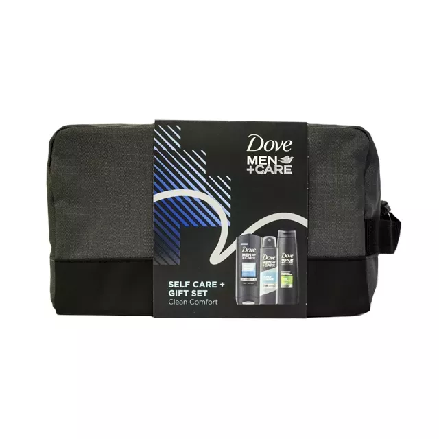 Dove Ajándékcsomag Men Clean Comfort Tusfürdő 250ml+Deo Spray 150ml+2in1 Fresh c