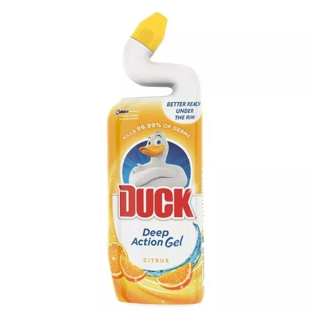 Duck WC Tisztító Gél Fertőtlenítős - Citrus illattal 750ml