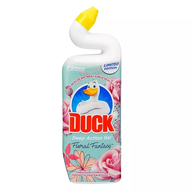 Duck WC Tisztító Gél Fertőtlenítős - Floral Fantasy 750ml