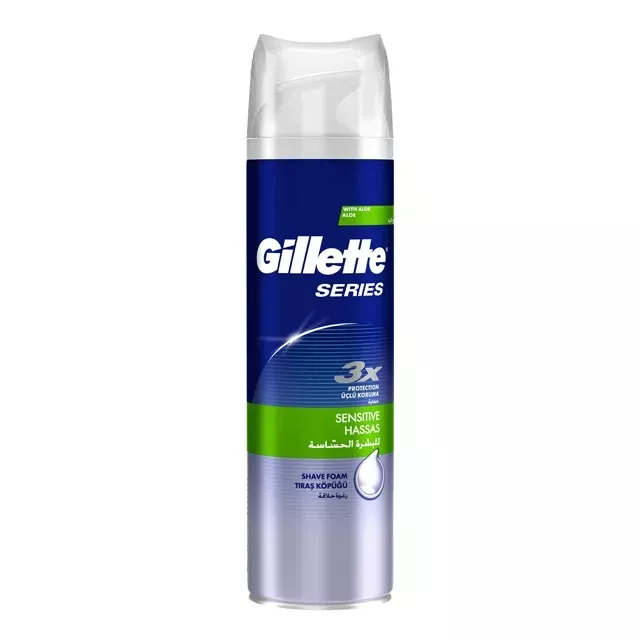 Gillette Borotvahab-Series-Érzékeny bőrre,aloe verával 250ml