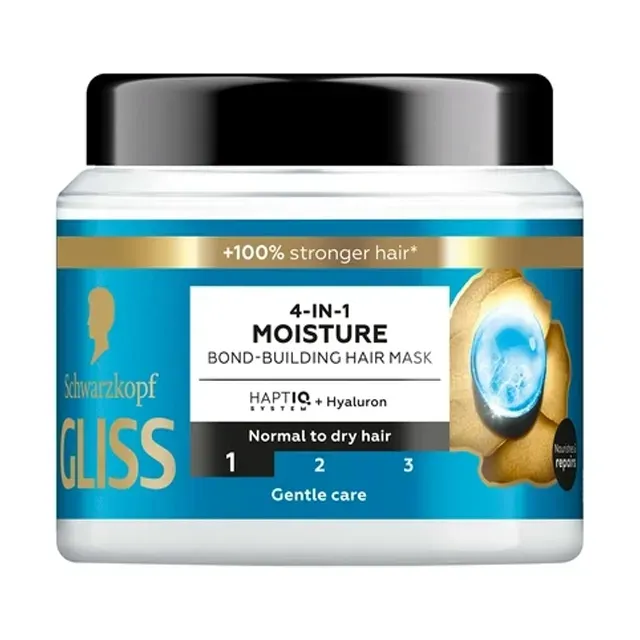 Gliss Tégelyes Hajmaszk Hidratáló 4in1 Repair 400ml