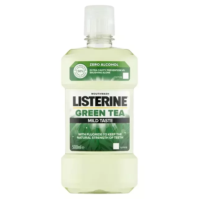 Listerine Szájvíz - Green Tea - Fluoridos , Alkoholmentes , Zöld tea íz 500ml