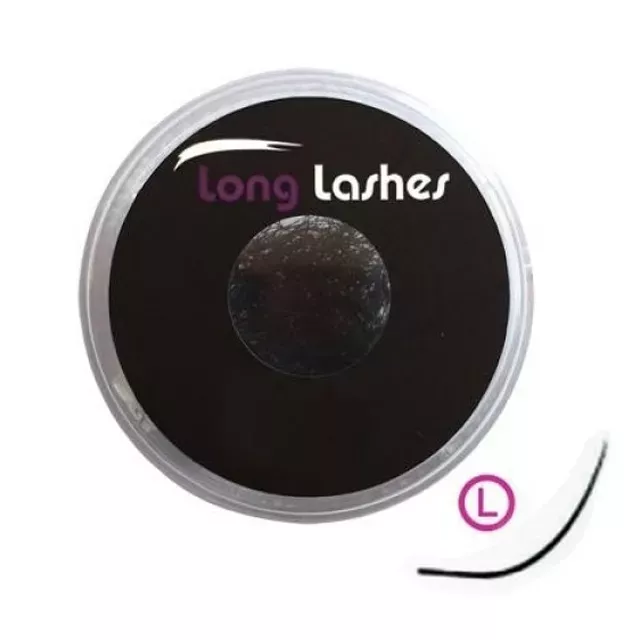 LongLashes szempilla LLL1201305 fekete L  0,20-13 mm
