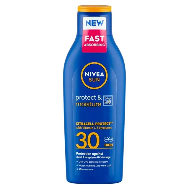Nivea Naptej Protect&Moisture Hidratáló erős védelem FF30 200ml