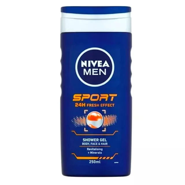 Nivea Tusfürdő Men-Sport-Revitalizáló, citrus illat 250ml