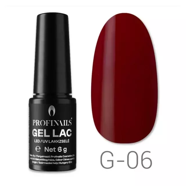 Profinails gel lac LED/UV lakkzselé 6gr No. G-06