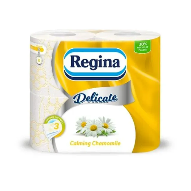 Regina Toalettpapír 3 Réteg /4tekercs Kamilla