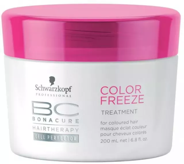 Schwarzkopf Bonacure Color Freeze hajszínrögzítő pakolás 200ml