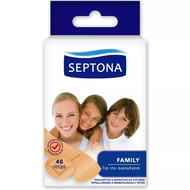 Septona Sebtapasz-Family-Sebbe ragadást gátló gézzel 40db