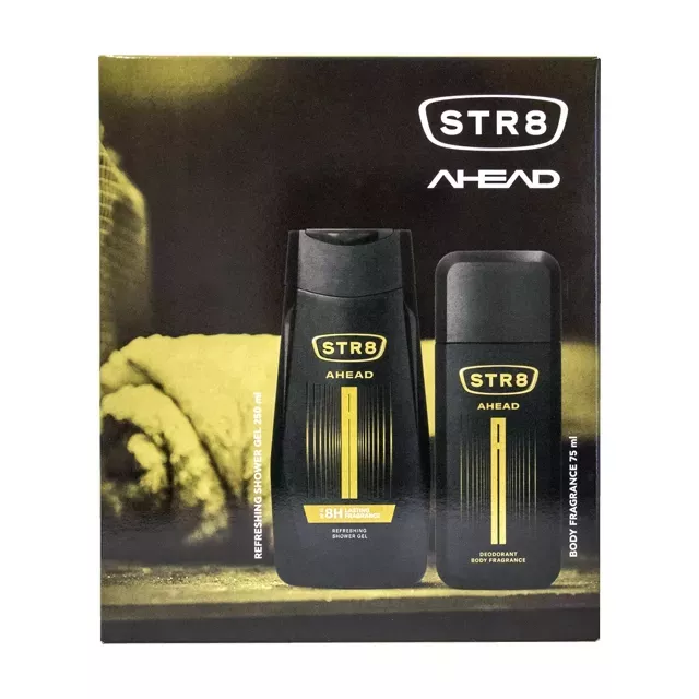 STR8 Ajándékcsomag AHEAD Tusfürdő 250ml+Deo Spray150ml