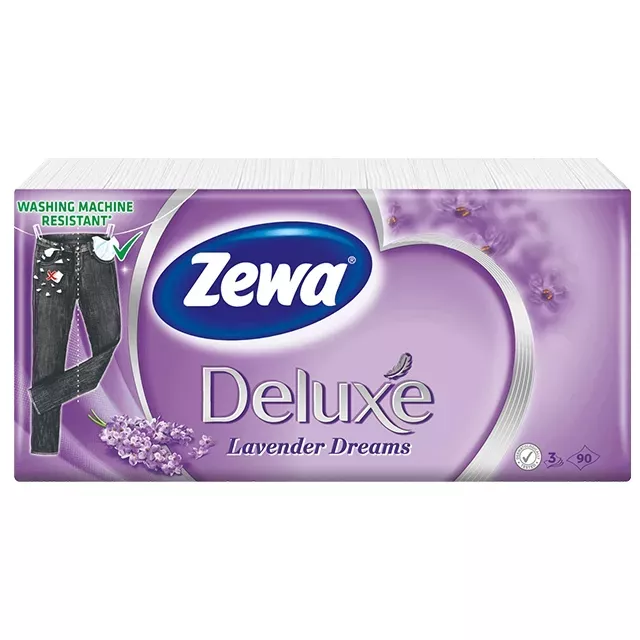 Zewa DL zsebkendő 3 réteg 90db Levendula
