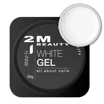 2MBEAUTY Zselé - White FX fehér építőzselé 30g