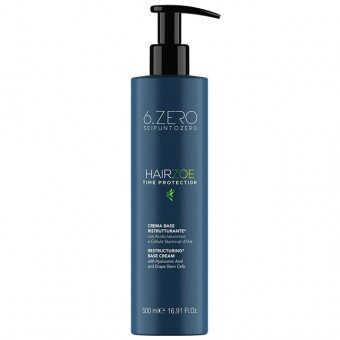 6.ZERO HAIRZOE Báziskrém-Hajszerkezet Újjáépítő Kezeléshez 500ml