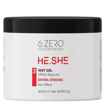 6.ZERO He.She wet gel - Vizes hatású Zselé 500ml