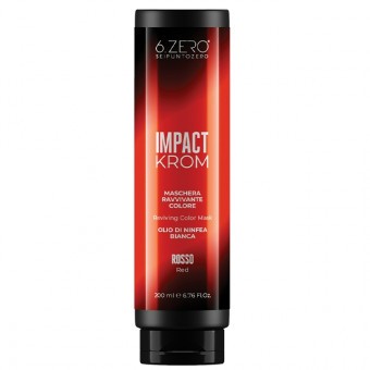 6.ZERO Impact Krom Színfrissítő Maszk 200ml Vörös