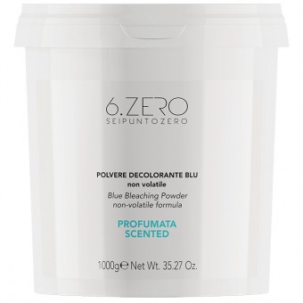 6.ZERO Szőkítőpor Illatosított, kék színű kompakt szőkítőpor 1kg