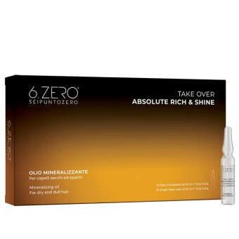 6.ZERO Take Over ampulla - Absolute rich & shine - mineralizáló olaj 10db/doboz