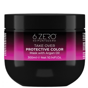 6.ZERO Take Over hajpakolás - Protective Color-festett száraz fakó hajra 300ml