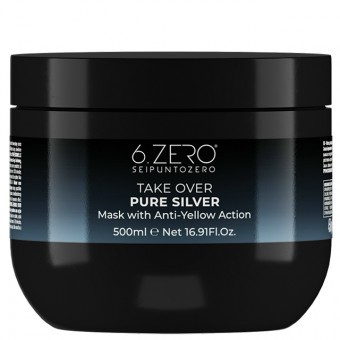 6.ZERO Take Over Hajpakolás - Pure Silver - Ezüst 500ml