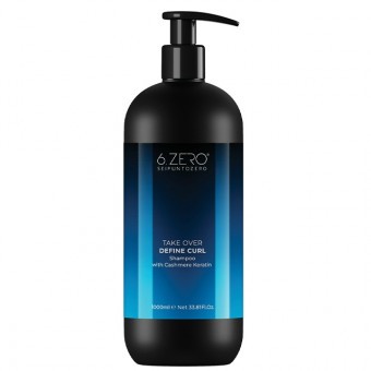 6.ZERO Take Over sampon - Define curl - hullámos & göndör hajra 1000ml