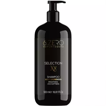 6.ZERO XY Selection hajsampon - ragyogás & puhaság a sérült hajnak 500ml