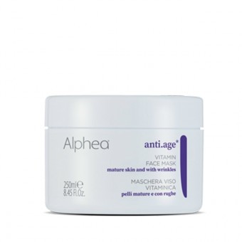 Alphea Anti-Age - Vitaminos Arcpakolás (Érett és Ráncos bőrre) 250ml