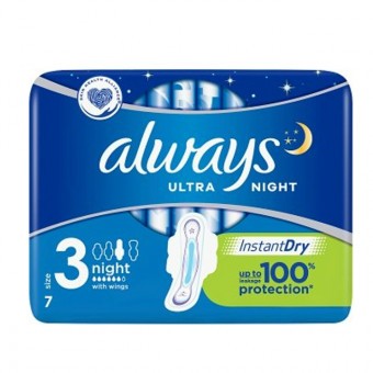 Always Egészségügyi betét Ultra Night 7db