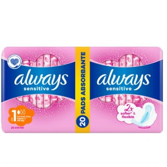 Always Egészségügyi betét Ultra Normál Plus Sensitive 20db