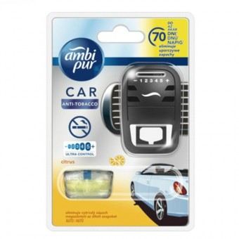 Ambi Pur Car autóillatosító kezdő szett 7ml Anti-Tobacco