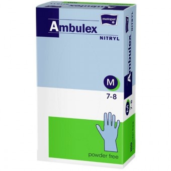 Ambulex Nitril Vizsgálókesztyű 100db "M" Méret