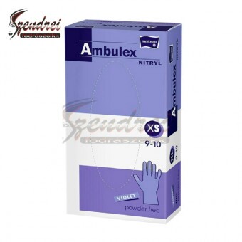 Ambulex Nitril Vizsgálókesztyű Lila "XS" Méret