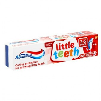 Aquafresh Fogkrém Gyerek-3-5 év-Fluoridos,Kicsi fogaknak 50ml