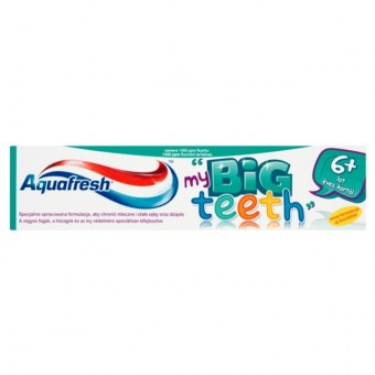 Aquafresh Fogkrém Gyerekeknek 6-8 év Fluoridos, Nagyobbacska fogaknak 50ml