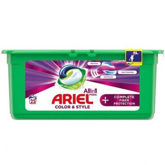Ariel Folyékony Mosókapszula 25db Color&Style Complete Fiber Protection