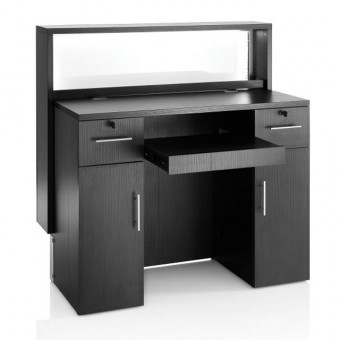 Atrium Consolle fekete recepciós pult