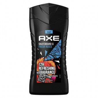 Axe Tusfürdő - Skateboard & Fresh Rose 250ml