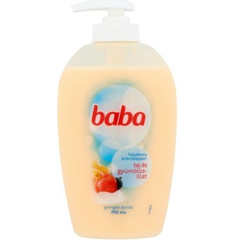 Baba Folyékony Szappan Tej és gyümölcs 250ml
