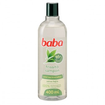 Baba Sampon és Balzsam - Zsíros Hajra Zöldteás 400ml