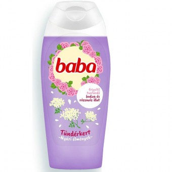 Baba Tusfürdő Frissítő - Bodza és Rózsavíz 400ml