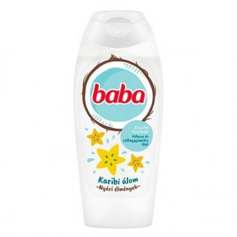 Baba Tusfürdő Frissítő - Karibi álom - Kókusz és Csillaggyümölcs 400ml