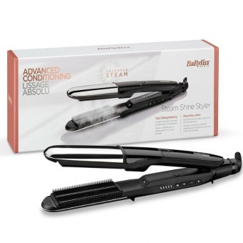 BaByliss Steam Shine Styler gőzölős hajvasaló és göndörítő 2in1 BAST496E